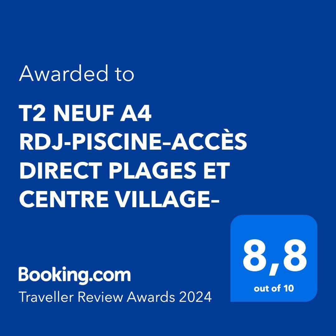 T2 Neuf A4 Rdj-Piscine-Acces Direct Plages Et Centre Village- Saint-Cyr-sur-Mer Exterior photo
